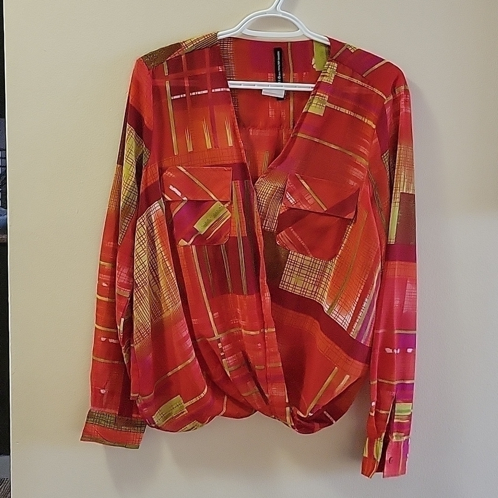 Walter BAKER Long Sleeve Sheer Shirt M